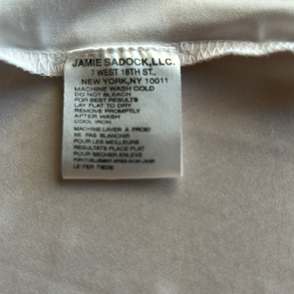 NWOT Jamie Sadock Sleeveless Golf Quarter Zip in Turquoise, Black & White Sz XL - Picture 6 of 10